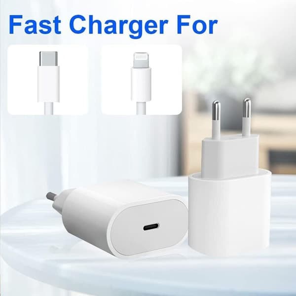 20W PD snabbladdare för iPhone 14 och senare
