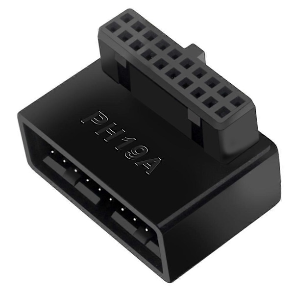 PH19A USB 3.0 Intern Header USB3.0 19/20P Sockel 90 Graders Adapter Konverter för Datormoderkort