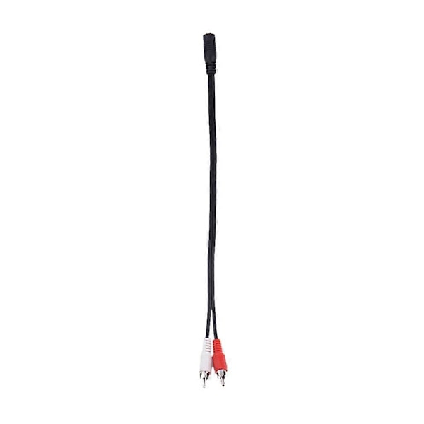 13-tuumainen 3,5 mm:n naaras - 2 x RCA-uros - RCA - AUX Y -stereojakokaapeli,