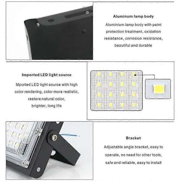 50W IP65 Vattentät Utomhus LED-Flodljus - FÄRG: Grön