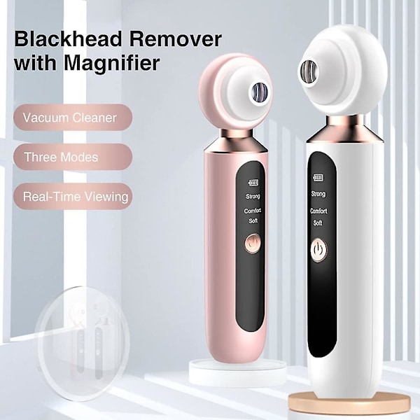 Blackhead Remover, Pore Vacuum Cleaner med förstoringsglas LED-ljus Face Pore Cleaner Acne