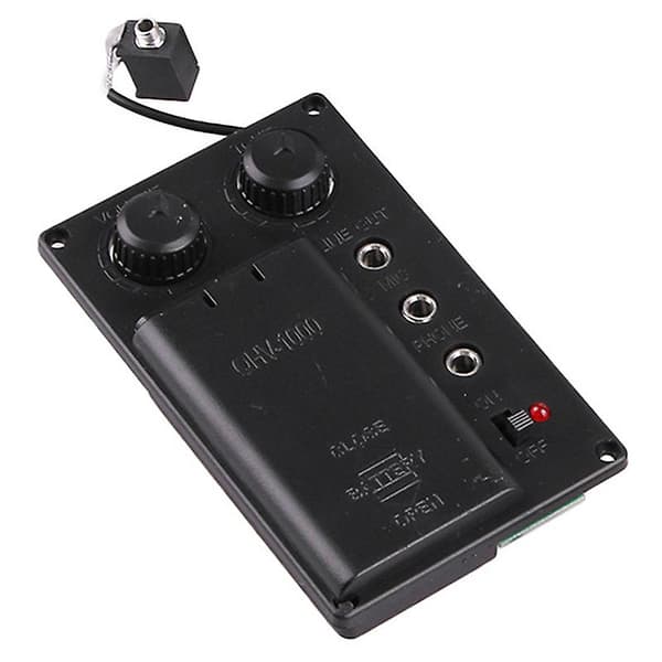 Elektrisk Violin Tyst Eq Pickup Piezo Med Hörlurar Och Plugg Hål Kabel Set