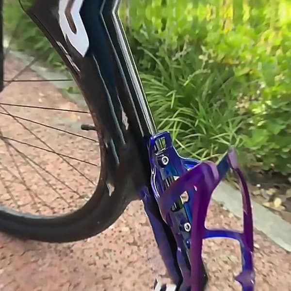 Röd+Gul Cykel Gradient Vattenflaskehållare, Tvåfärgad PC Cykeltillbehör