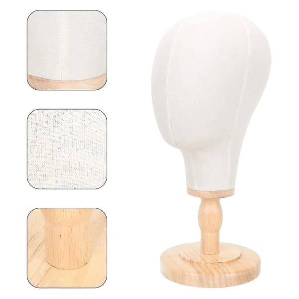 22 Wig Head Canvas Block For Head Mannequin Wig Display Styling Head