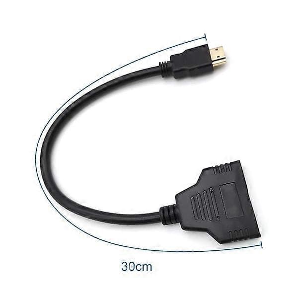 HDMI Splitter Adapter Kabel HDMI 1 Ind 2 Ud