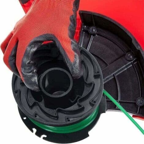Förpackning med 6 gröna trimmerlinspolar för Black & Decker GL7033 GL8033 GL9035 A6482