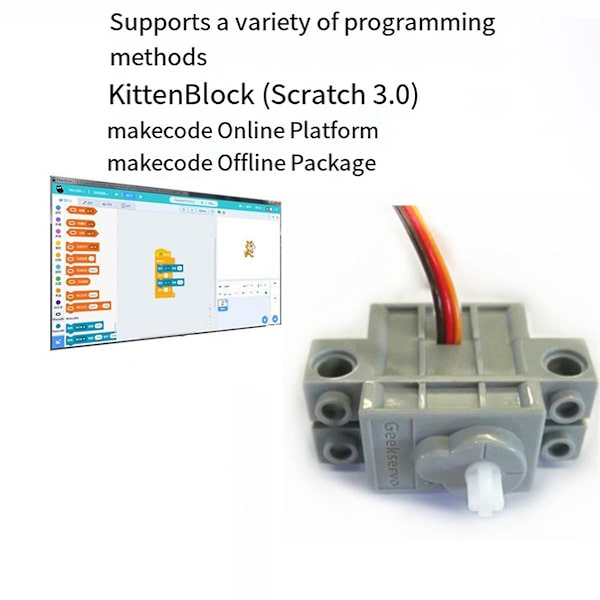Kompatibel til 9G Servo Programmeringsmotor Multifunktionel Praktisk Bærbar Blok Tilbehør