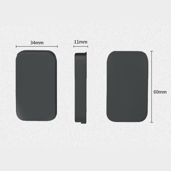 10-pakning skyvbare metallbokser - 6x3,4 cm - Assorterte farger