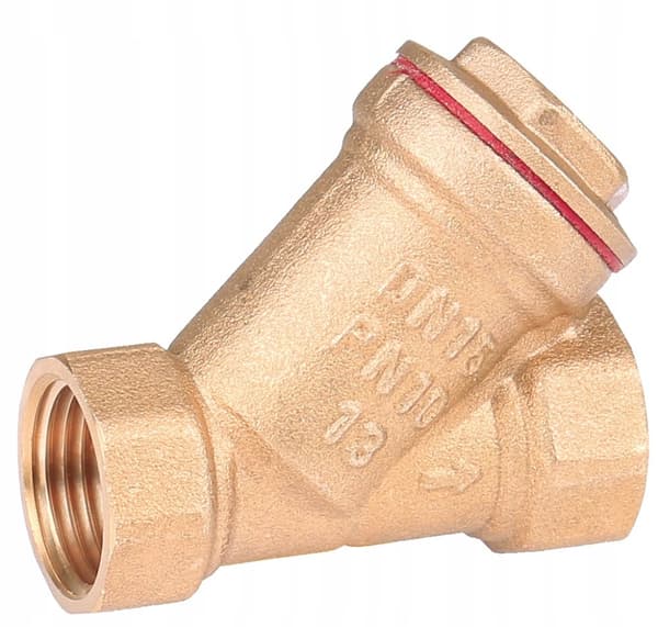 AQUER 5/4\" brass water filter with inclination