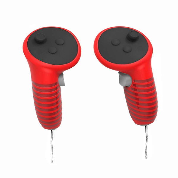 Spelkontrollfodral för Meta Quest3 Grip Halkskyddande Silikonfodral för Quest3 Silikonfodral med Skyddande Lock C