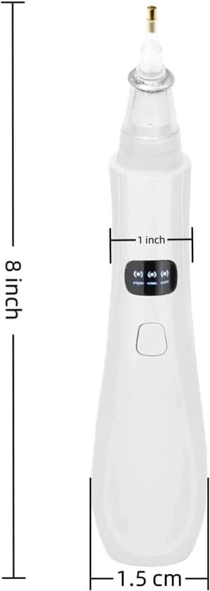 Electric Diamond Painting Pen Kit, Cordless Electric Diamond Painting Tool with 4 Replaceable Tips, Perfect for Creating Diamond Dot Art (White)