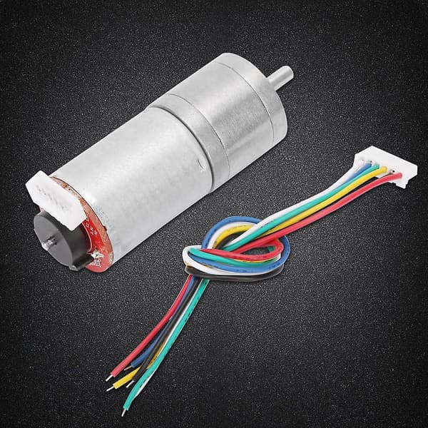 DC 6V Växelmotor med Encoder Hastighetsreduceringsmotor för Robot RC Bil DIY Motor Leksak