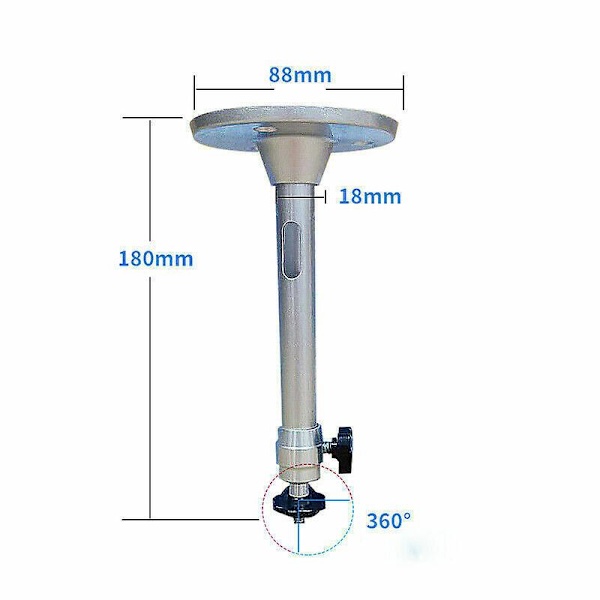 UK Universal 360 Vegg Takfester Mini Projektorfeste Brakettholder fq