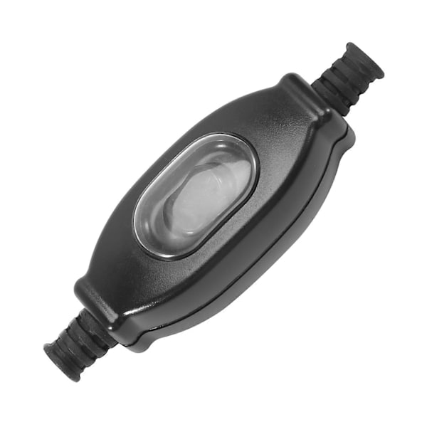 3A 250V Vattentät Inline Strömbrytare Sladdbrytare IP65 Rund Kabel Silverkontakt Dubbel Polig Brytare Dammtät