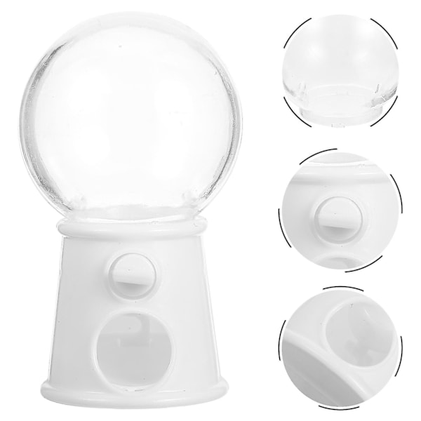 12 stk Mini Gumball Maskiner Søte Godteri Dispensere Kreativ Bryllup Godteriboks Kakedekor