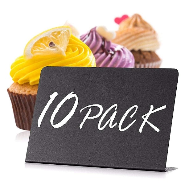 10-pack minikrittavlor 10x7,5 cm Små krittavlor Minikrittavlor för mat Krittavlor Buffé-skyltar