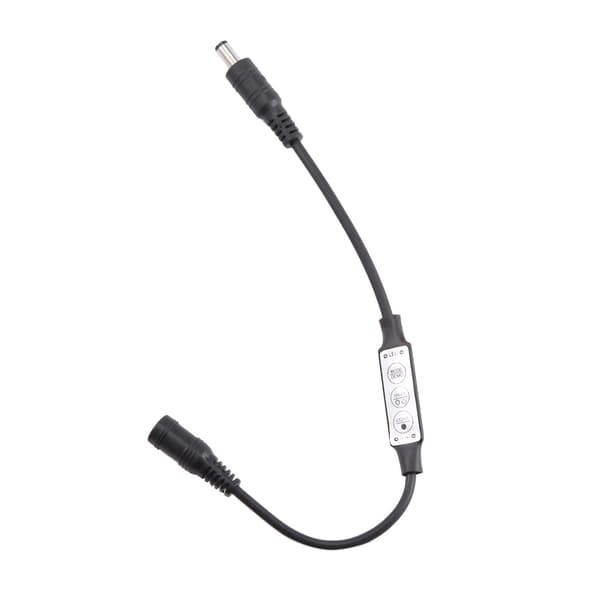 Mini Fjärrkontroll 12A 12V-24V Dimmer för LED-remsor Monokrom styrenhet