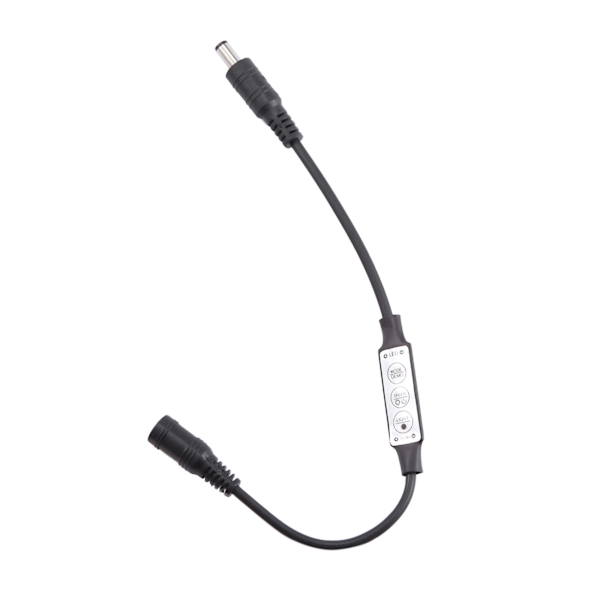 Mini Fjernkontroll 12A 12V-24V Dimmer for LED tape strips monokrom kontroller