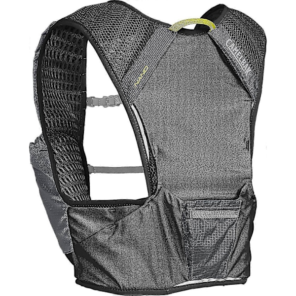 Camelbak Nano 3L Unisex Löparväst med 2x500ml Quick Flasks, Svart/Grå Medium 2025th