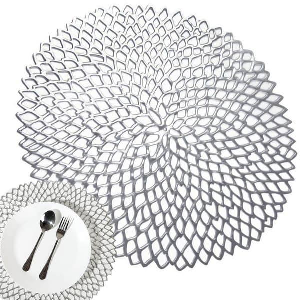 4-pack Placemat 41cm Silver