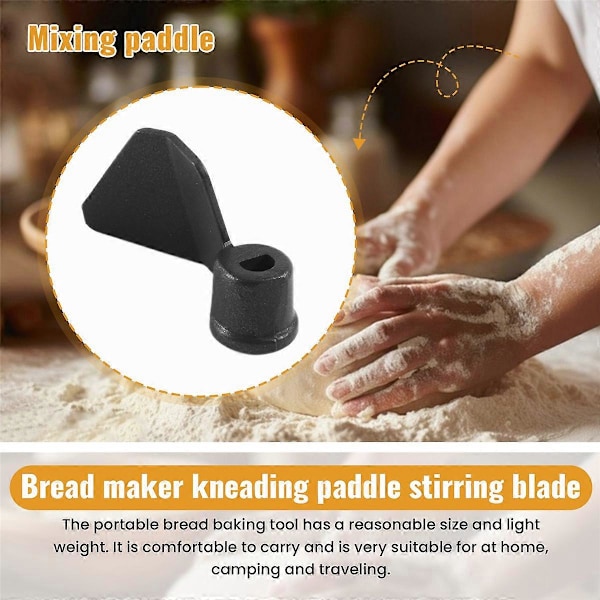 Brødbakemaskin Padler Eltkroker, Rustfritt Stål Eltblad for Brødbakemaskin