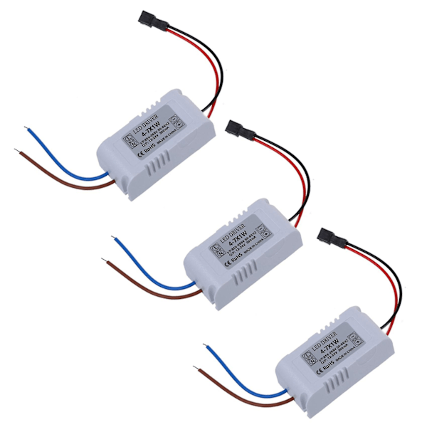 3x 6w LED Lampa Drivrutin Strömförsörjning Konverter Elektronisk Transformator För Mr16 2025th
