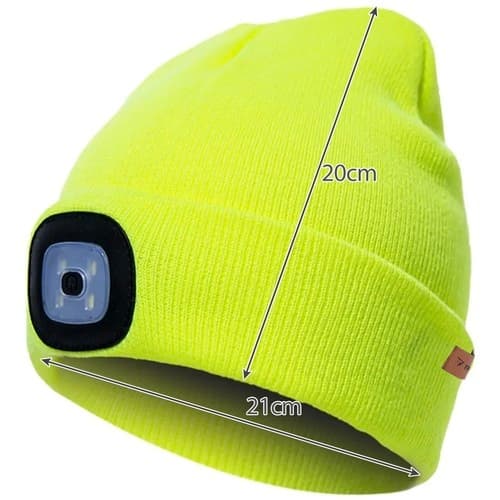 Beanie with LED lamp