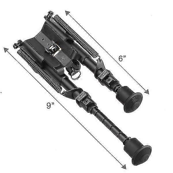6-9 Tum Harris Bipod Hög Stöttålig Vridbar Bipod Fäste