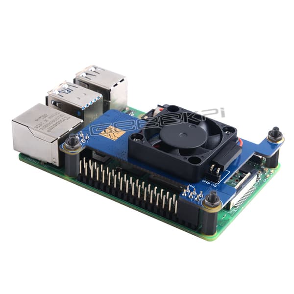 Raspberry Pi 4 Model B/3b med Oled og 802.3af Poe netværksudvidelseskort
