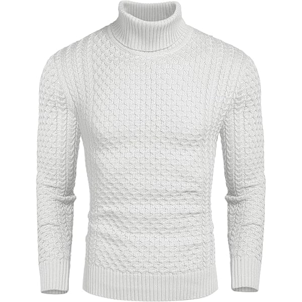 Turtleneck tröja för män L Rekommenderas 175cm
