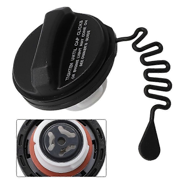 1 stk. Kjøretøy Mørkegrått Drivstoff Gasslokk Drivstofftankdeksel 31261589 Mørkegrå ABS For Volvo C30/C70 S40 V50