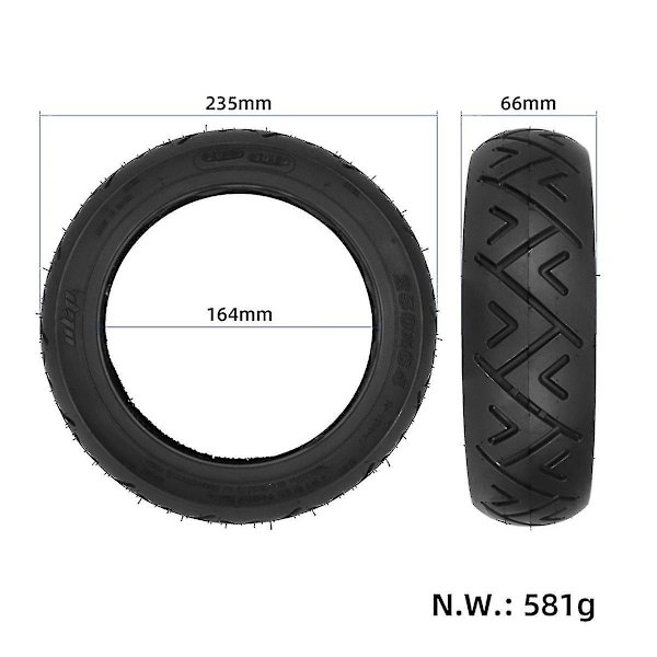 250x64 Vägmönster Tubeless Däck För 4 Ultra/4 Lite Elektrisk Scooter Anti-Däck[hsf]