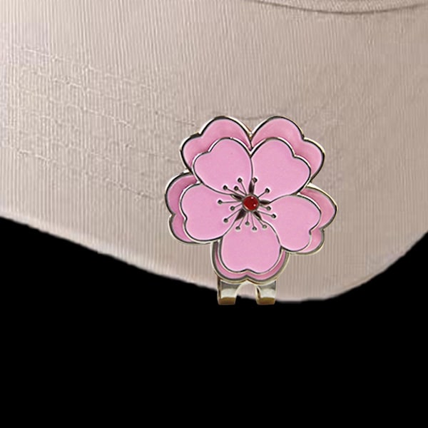Blomster Golfboll Markör för Män Kvinnor Metall Kreativa Golf Sport Tillbehör