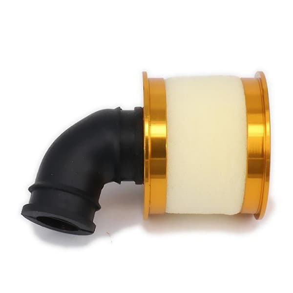 Luftfilter Svamp Åben Legering Aluminium 04104 Til 1/10 Rc Hobby Model Nitro Bil, guld