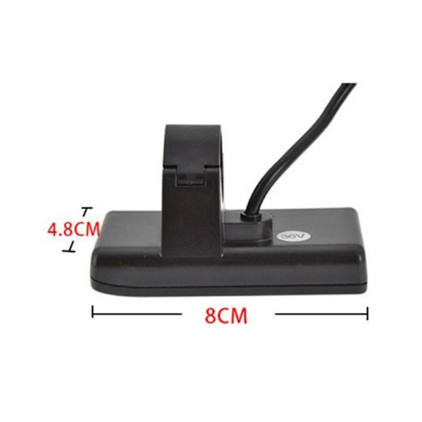 S866 El-cykel LCD Display El-scooter Display Måler Kontrolpanel med Vandtæt Stik