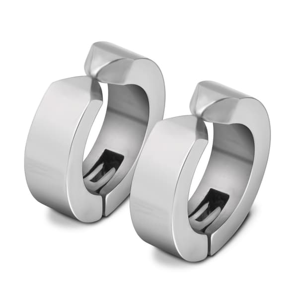 Sølv Falsk Piercing Øre Stor Ring Ørering Metal Fakepiercing