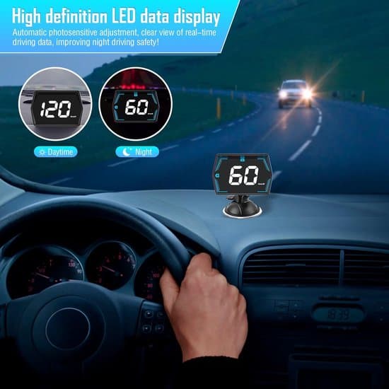 2026 HUD GPS Speedometer in Vehicle, Universal Head-Up Display, USB