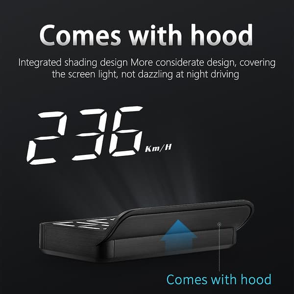 M3 Auto OBD2 -Up Display Bilelektronikk HUD Projektor Display Digitalt Bil Speedometer Tilbehør