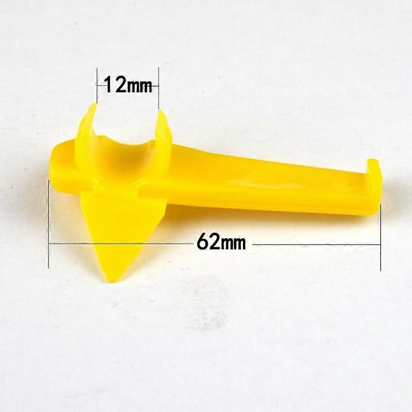 ANTAL (2) 62mm Däck Hjulväxlare Däck Fågelhuvud Nylon Plast Skyddsdynor