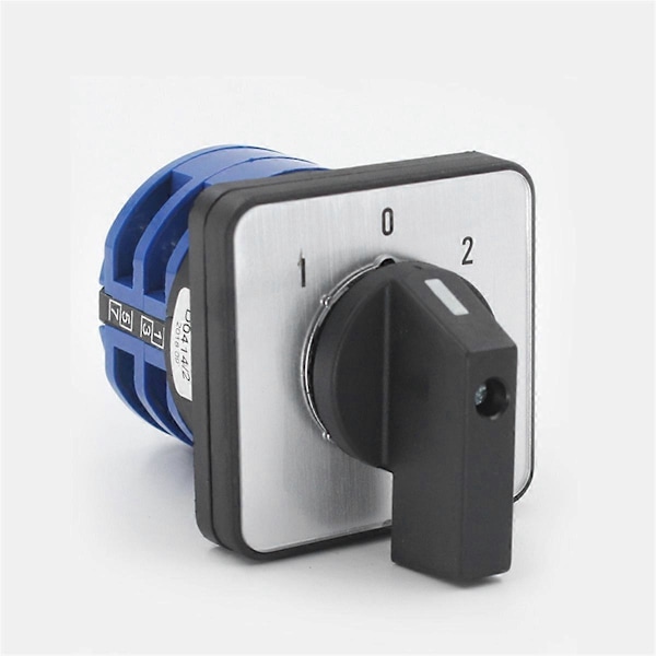 Omkopplare Vred 3 Lägen 8 Terminaler Universal Rotary Cam Selector Låsande Brytare 3