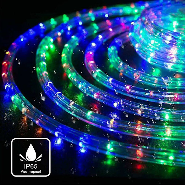 20M/10M Vattentät LED-remsljus Multifärgad utomhusväxling med fjärrkontroll