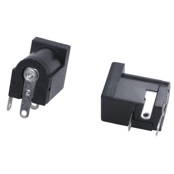 5 Stk. DC 5.5mmx2.1mm Strømstik Hun Panelmonteringsstik