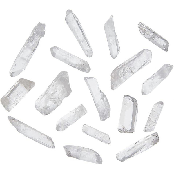 100g Naturlig Kvarts Kristall Sten Naturlig Kvarts Kristall Pärlor Kvarts Grov Sten Nuggets Kvarts Kristall Ornament