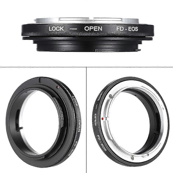 FD-EOS Adapter Ring Objektiv Mount til Canon FD Objektiv til EOS Mount Objektiver