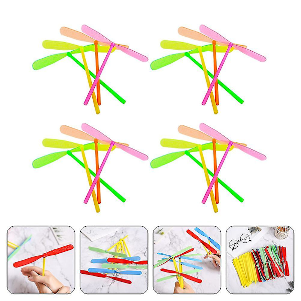 40 stk RC Helikoptere Legetøj til Udendørs Flyvning, Dragonfly Legetøj, Dragon Fly Copter Legetøj, Disk Flyvende Tallerkener, Håndhelikopter Legetøj