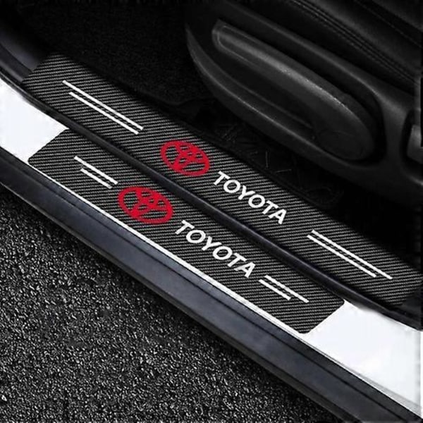 4x Beskyttende Ramme Klistremerker For Toyota Rav4 Corolla Yaris Beskyttelsesfolie
