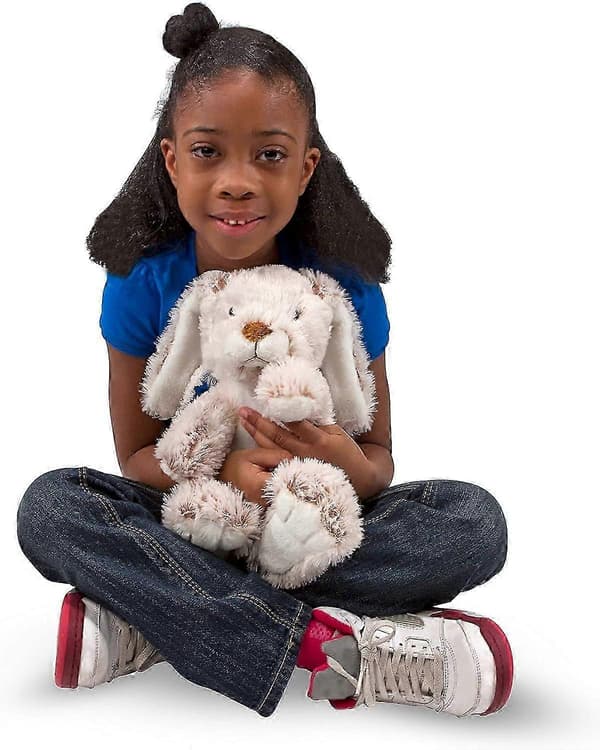 Melissa & Doug Burrow Bunny Kaninstoffdjur (23 cm)