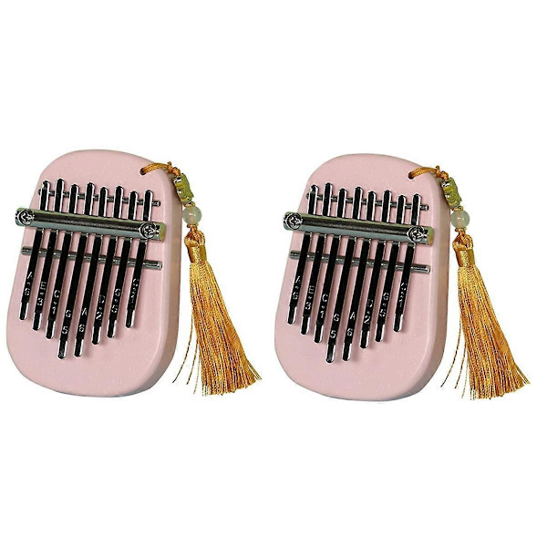 8-Tone Sapele Vanddråbe Medium Kalimba Bærbar Fem-Finger Piano Egnet til Begyndere Finger Piano Instrument A