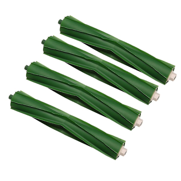 4 sett med multioverflate gummibørsteruller for iRobot Roomba I&E-serien i7 i7+i8 i8+/Plus E5 E6 E7 robotstøvsuger