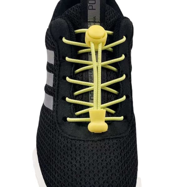 Elastiska Skosnören (Inklusive Dragsko) – No Tie Shoelaces – Neon Gul
